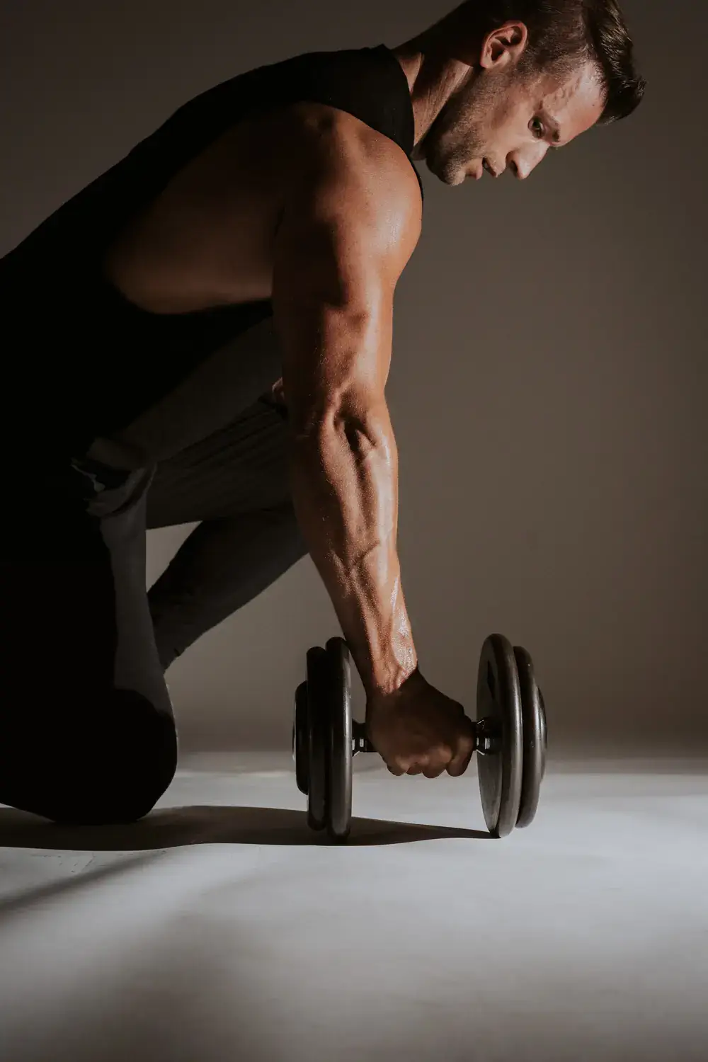 Detail einer Fitnesskampagne