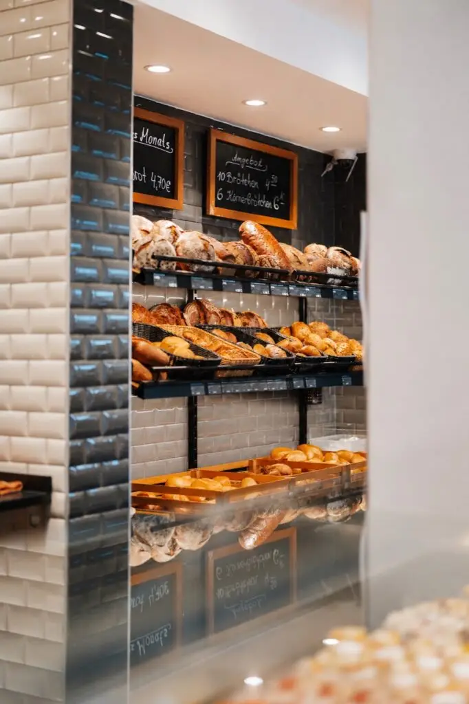 Brotpräsentation in Ulrikes Kulturbackhaus